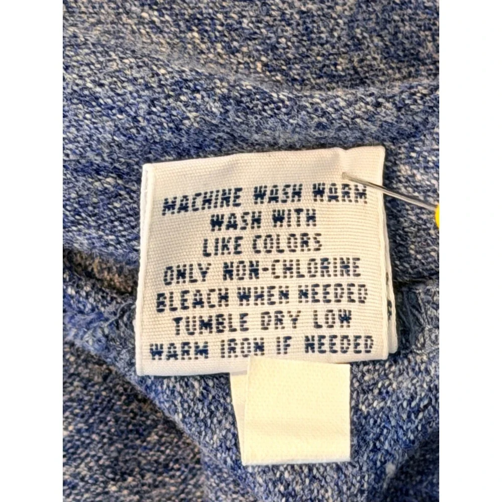 Polo Ralph Lauren Mens Large Blue Heather Cotton Short Sleeve Pony Logo Polo